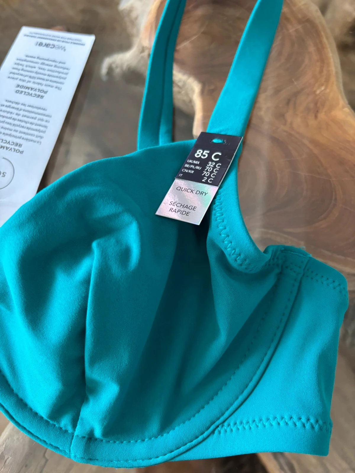 Haut de maillot de bain Etam vert 85C – photo 3